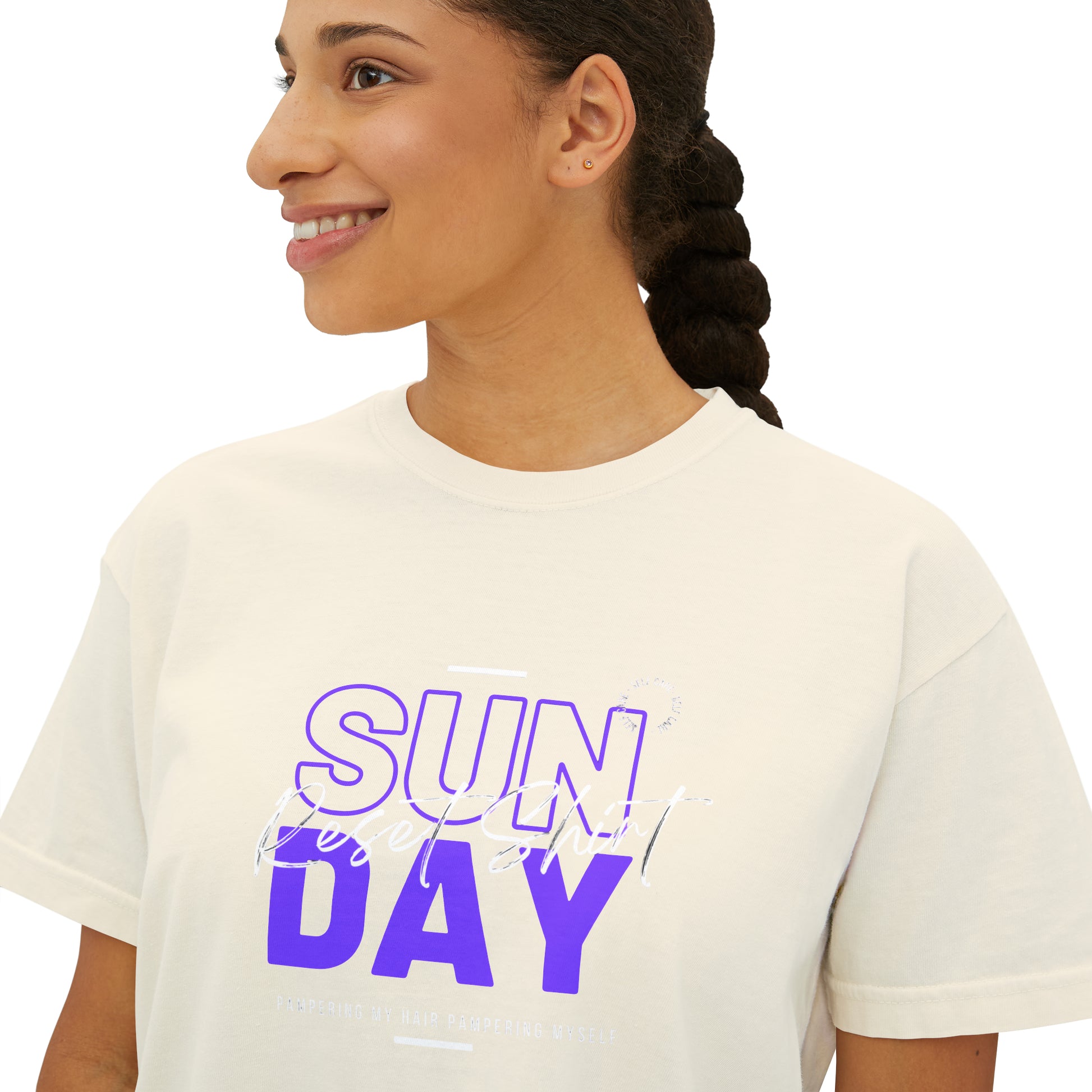 JUsta Women's Boxy crop