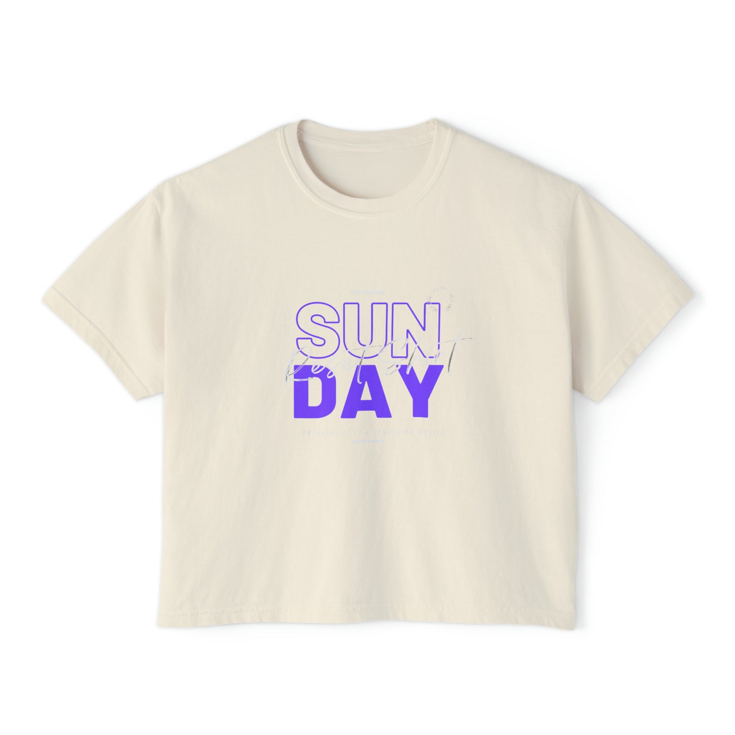 JUsta Women's Boxy crop