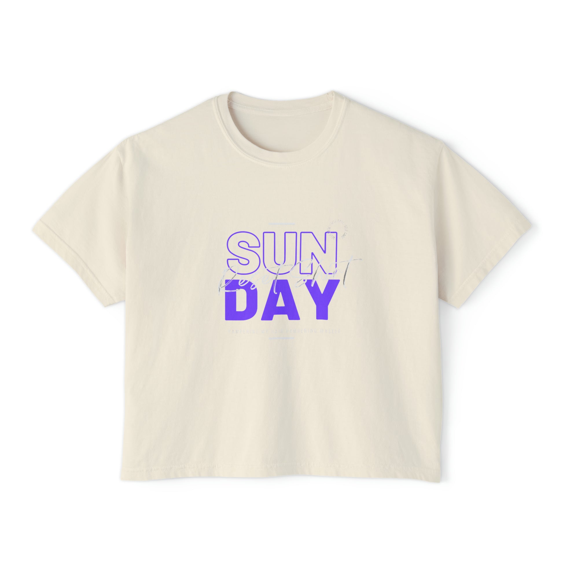 JUsta Women's Boxy crop