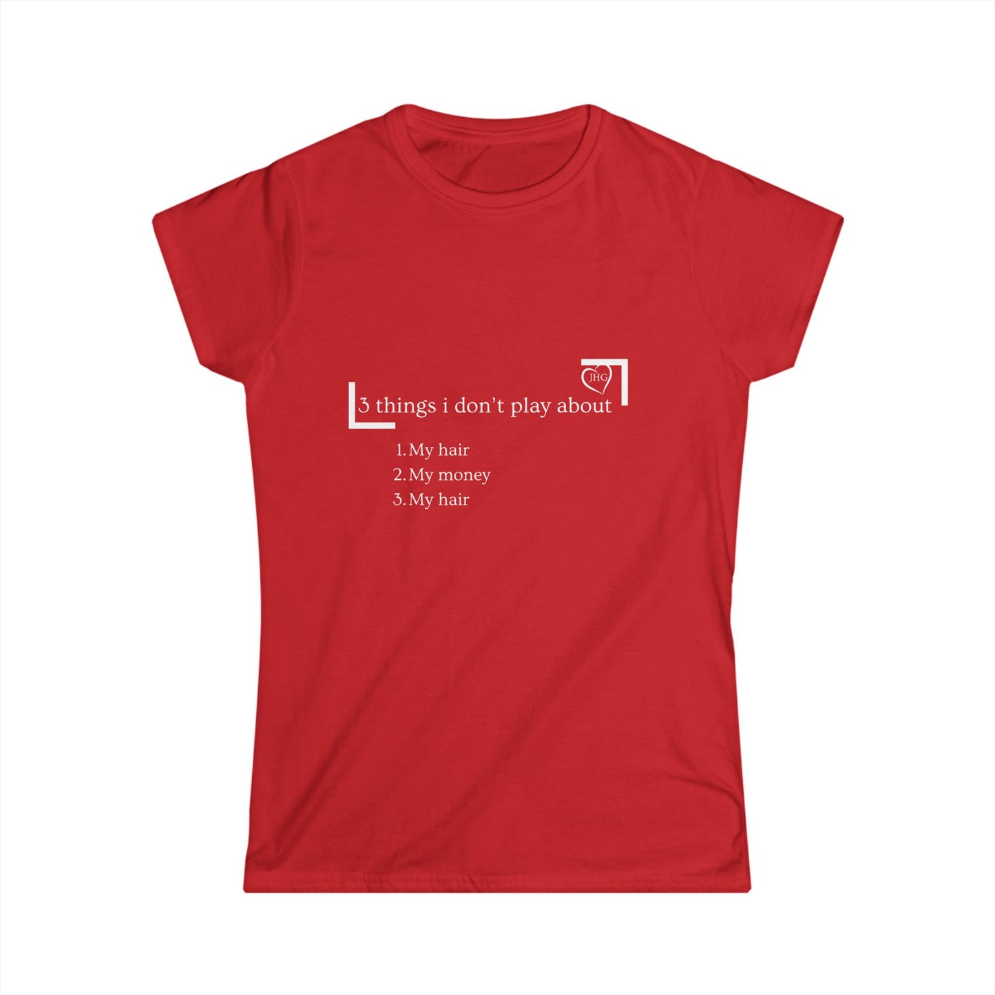 “3 things I don’t play about” T-Shirt