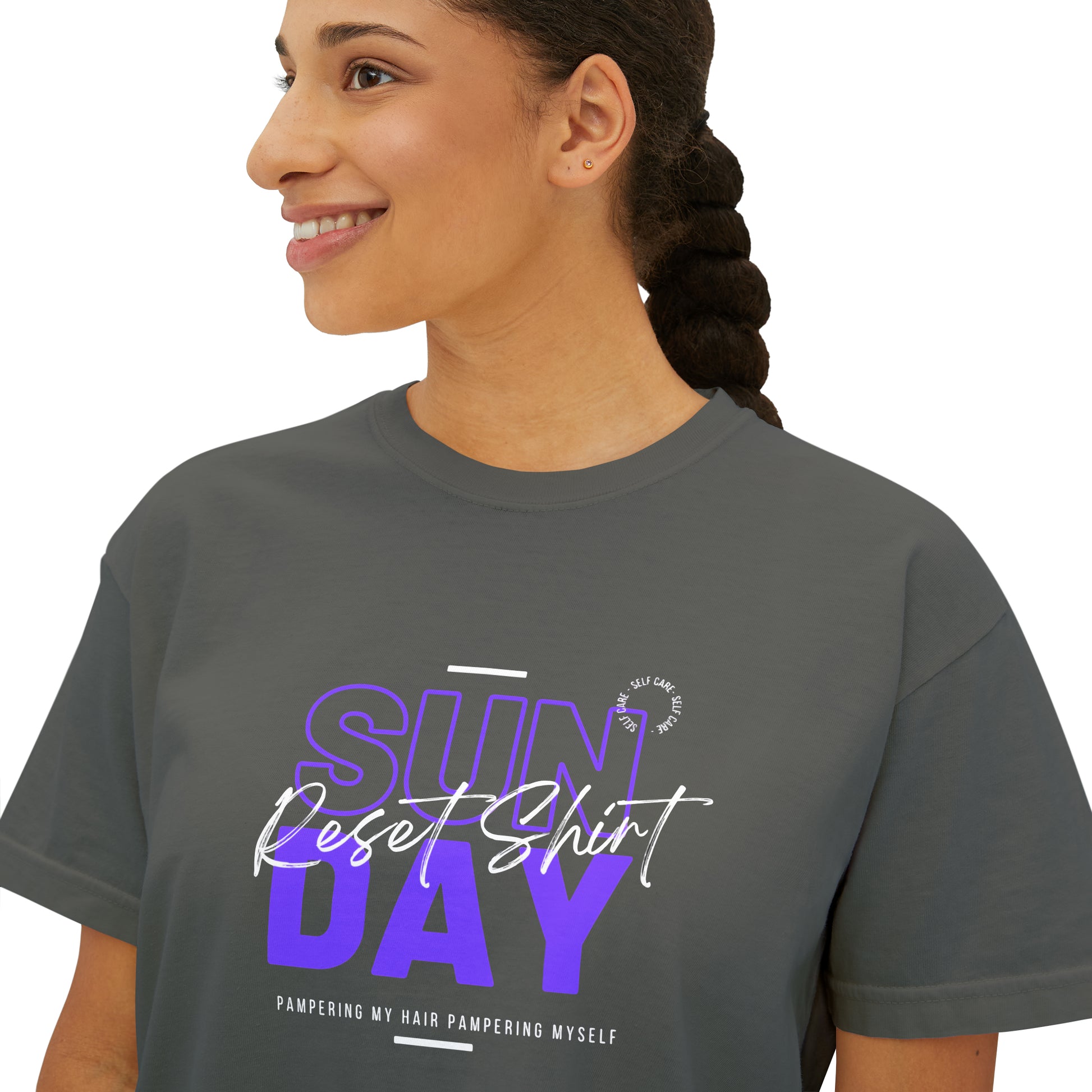 JUsta Women's Boxy crop