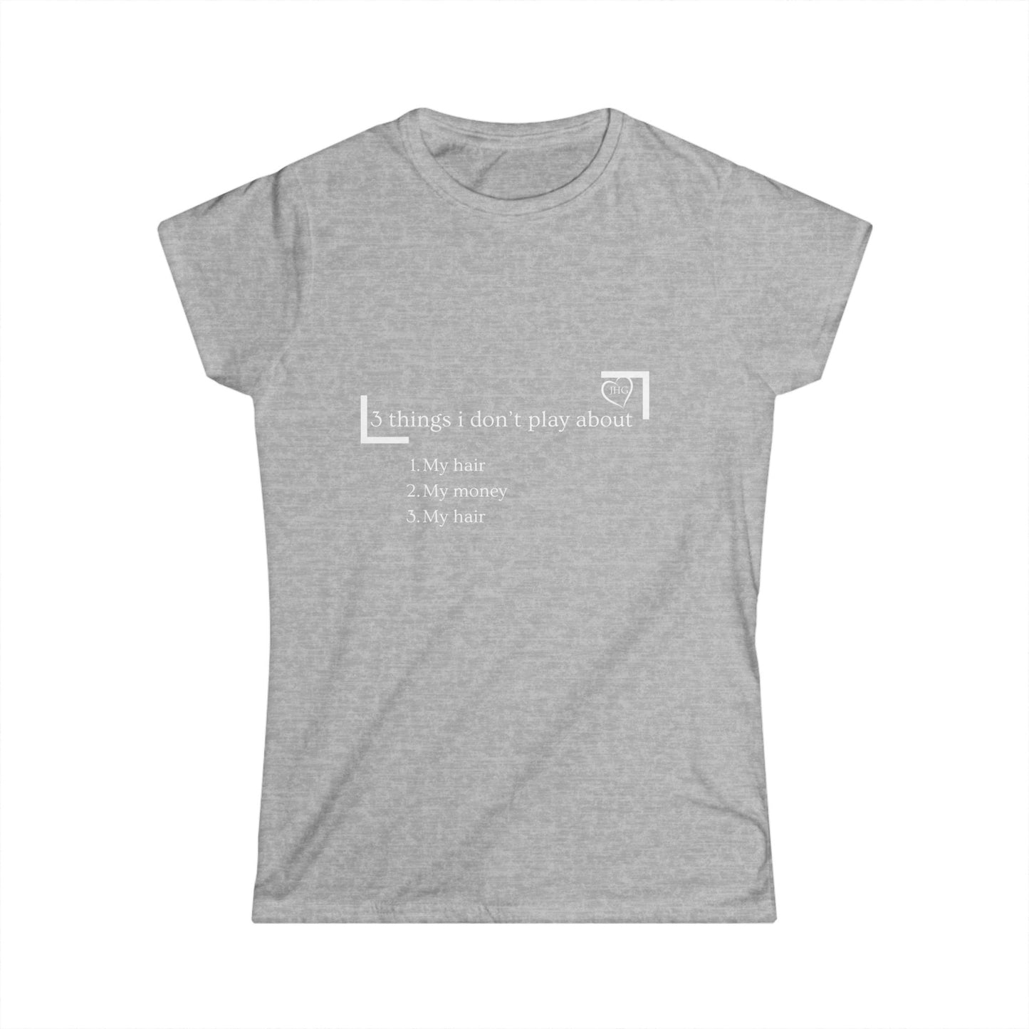 “3 things I don’t play about” T-Shirt
