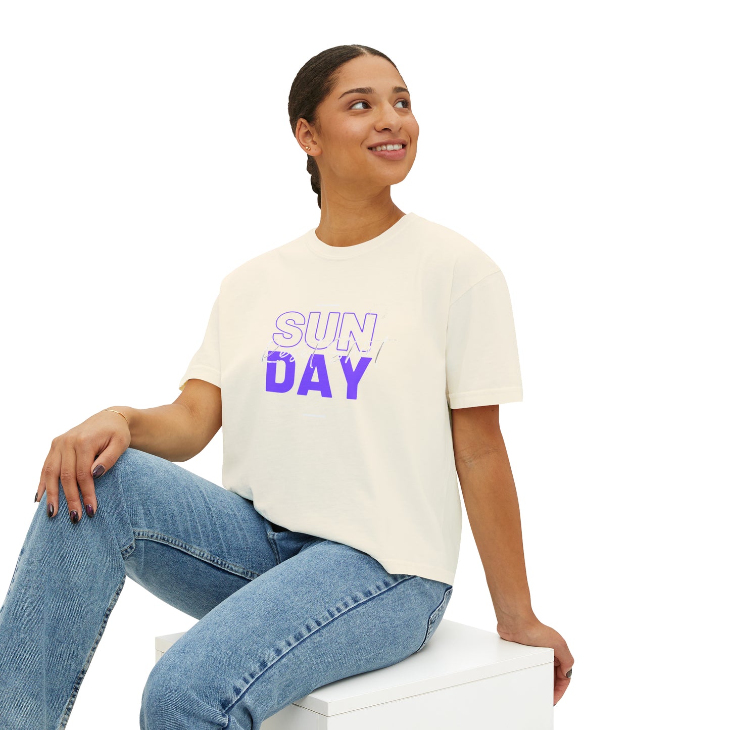 JUsta Women's Boxy crop