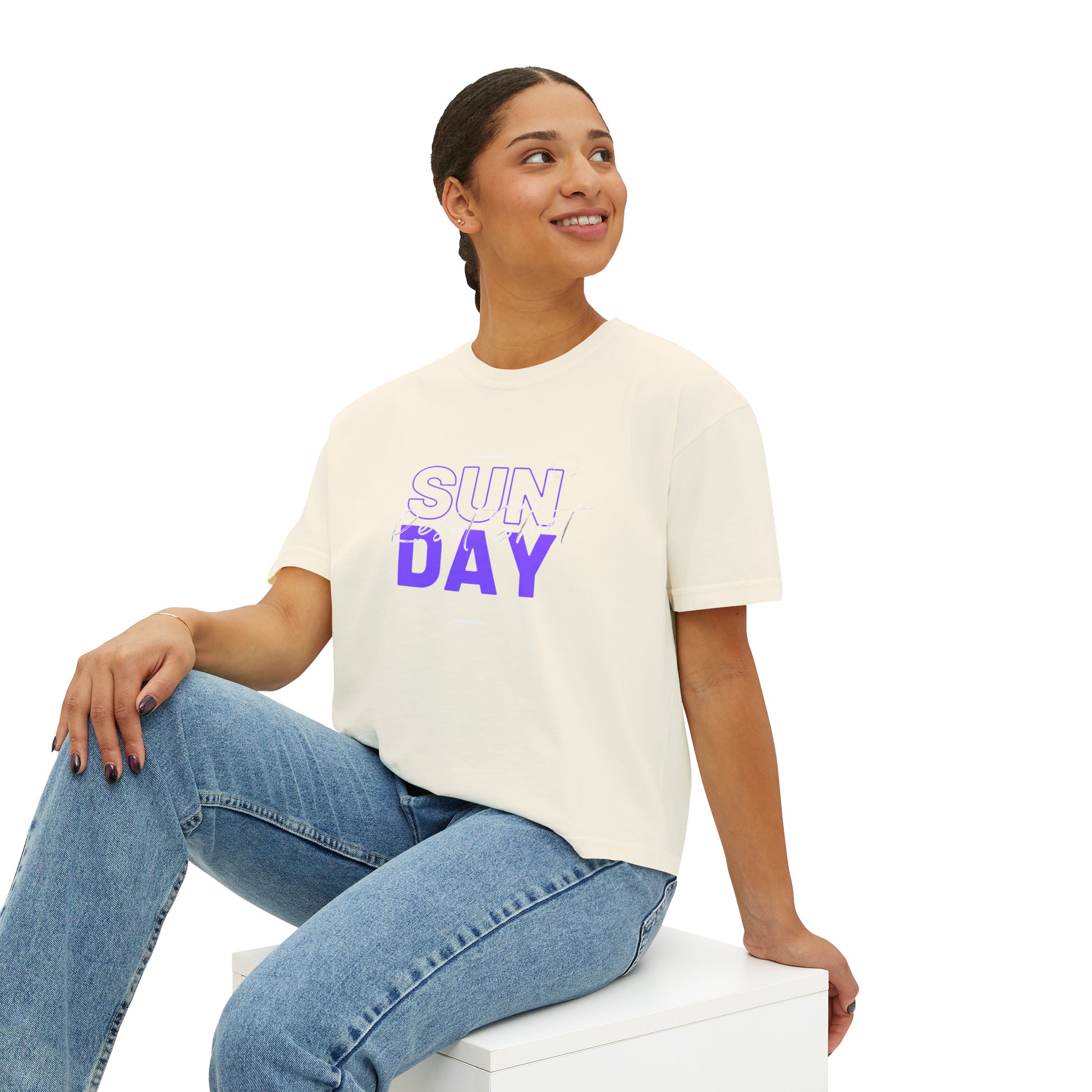 JUsta Women's Boxy crop