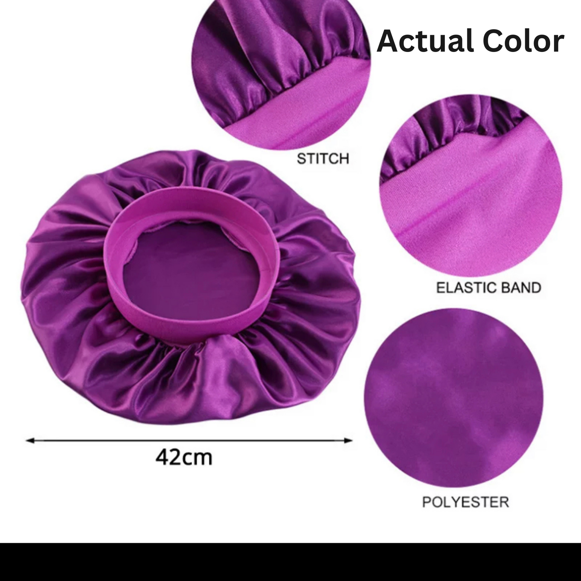 JustaBeauty Silk Bonnet